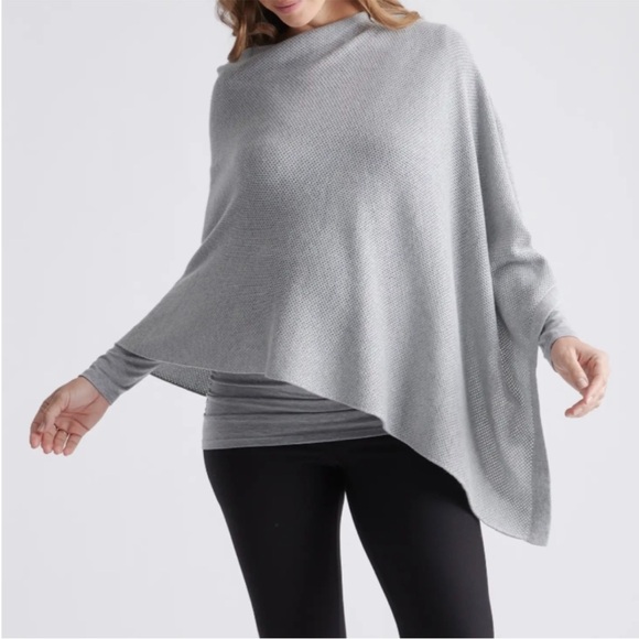 Quince Accessories - Quince Lightweight Organic Cotton Cashmere Nursing Shawl Gray Heather